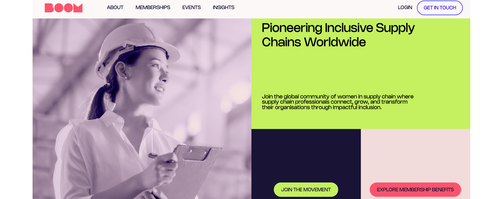 Screenshot 2026-03-29 at 9.37.23 PM Boom Global A community for women in supply chain with Melanie Salter